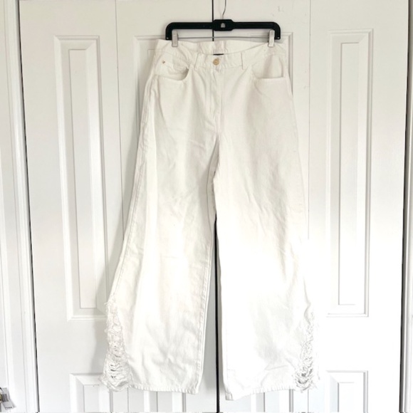 My twin Denim - My Twin White Wide Leg Jeans Size 31 NWT